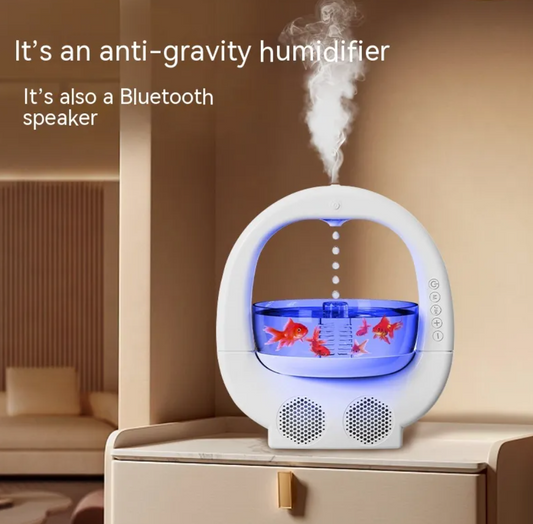 3-in-1 Serenity Hub: Humidifier, Aromatherapy & Speaker